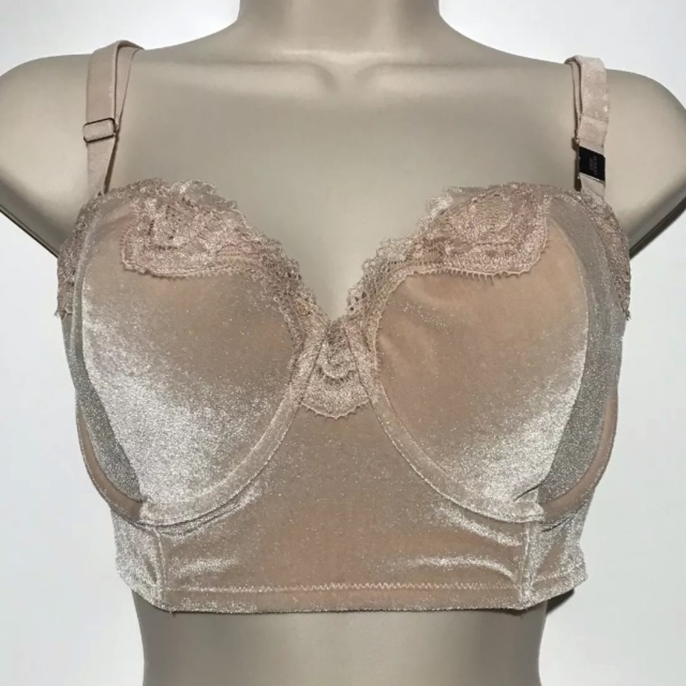 VICTORIA SECRET  BRA LINGERIE NUDE SZ 34D LACE NWT